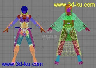 3D打印模型霞与KOKORO的图片