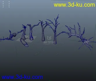 3D打印模型古树树干的图片
