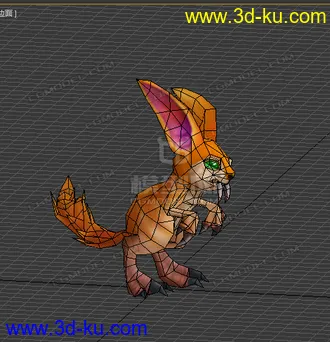 3D打印模型低模 卡通  兔子 老鼠的图片