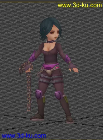 3D打印模型低模 卡通  打手的图片