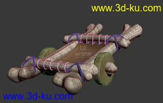 3D打印模型骨头车的图片