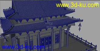 3D打印模型新年第二弹！！古祠！！ 求职（求职实习生）的图片