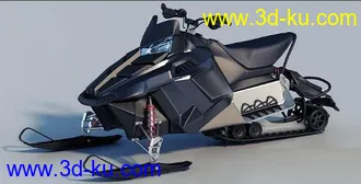 3D打印模型雪地车 滑雪车 雪地摩托 雪橇车的图片