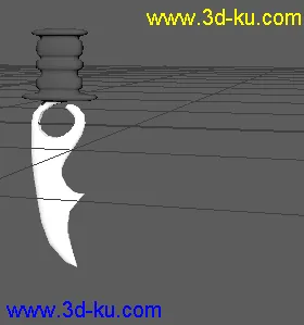 3D打印模型太极剑，弓，短刀的图片