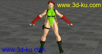 3D打印模型街头霸王5嘉米的图片