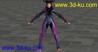 3D打印模型街头霸王5朱莉的图片