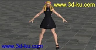 3D打印模型街头霸王5卡琳的图片