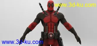 3D打印模型死侍 写实 漫威的图片