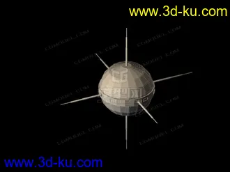 3D打印模型东方红一号的图片