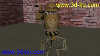 3D打印模型机器人robot worker的图片
