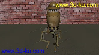 3D打印模型机器人robot worker的图片