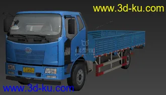 3D打印模型写实卡车  极简模的图片