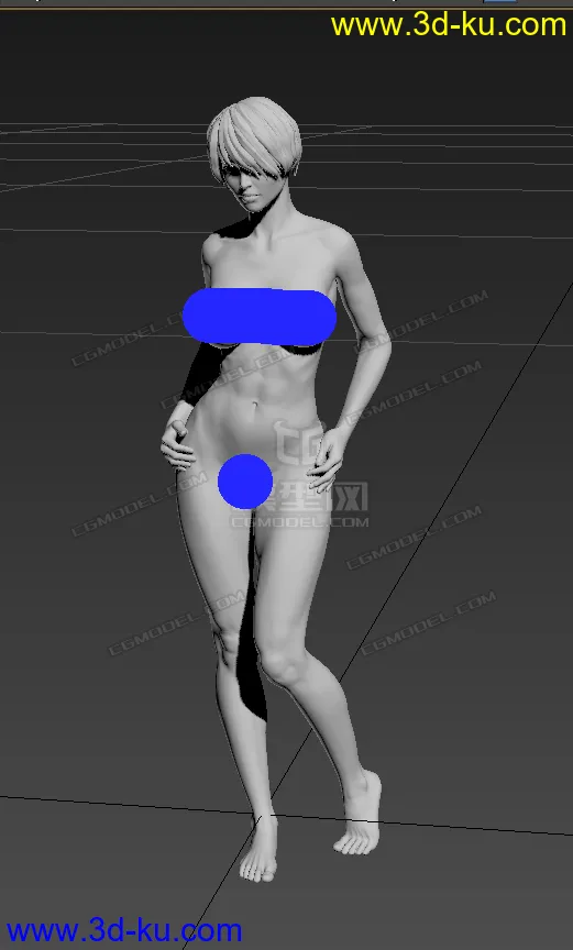 zb高模，女人体，写实ZB+OBJ模型的图片1