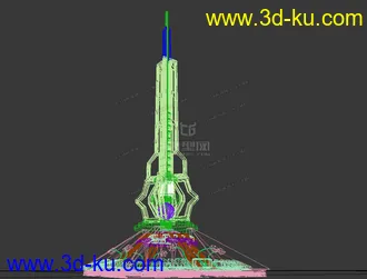 3D打印模型创战纪能量柱，能量塔的图片
