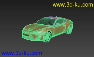 3D打印模型丰田gt86 toyota gt86的图片