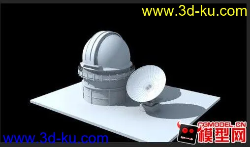 ［原创］天文台和雷达的模型（无贴图）的图片1