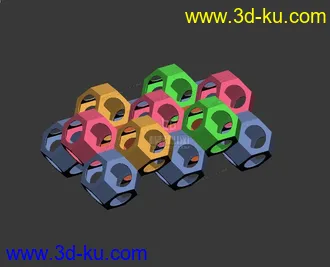 3D打印模型简单的儿童娱乐设施，有简单编辑命令的图片