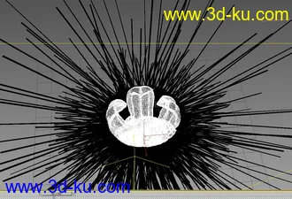 写实海胆模型的图片