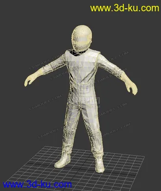 3D打印模型赛车驾驶员的图片