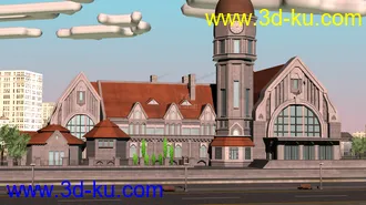 3D打印模型欧式建筑的图片