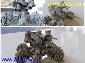 3D打印模型战争机甲的图片