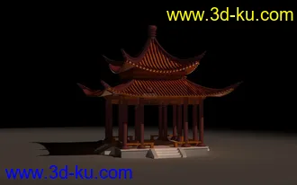 3D打印模型亭子的图片