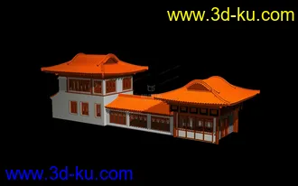 3D打印模型古建的图片