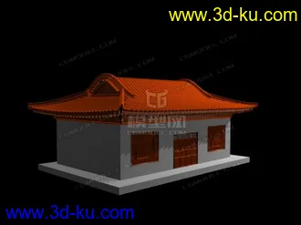 3D打印模型古建的图片