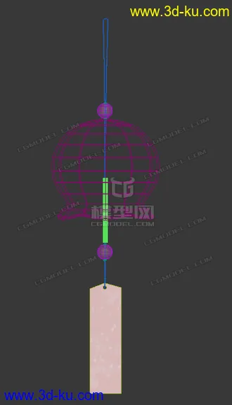 3D打印模型日式 风铃的图片