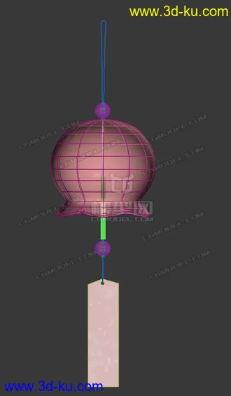 3D打印模型日式 风铃的图片