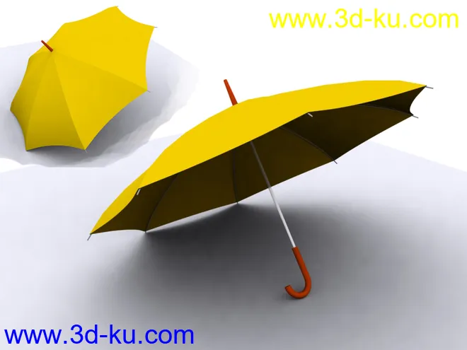 [3MAX]雨伞模型的图片1