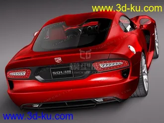 免费分享一辆超跑车模型max模型的图片