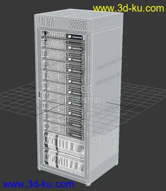 3D打印模型机柜式服务器的图片