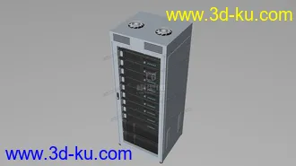 3D打印模型机柜式服务器的图片