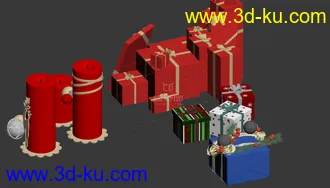 3D打印模型精美礼物盒的图片