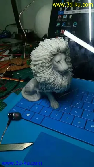 STL格式的3D打印狮子模型下载（附多个玩家晒图）的图片