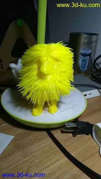 STL格式的3D打印狮子模型下载（附多个玩家晒图）的图片