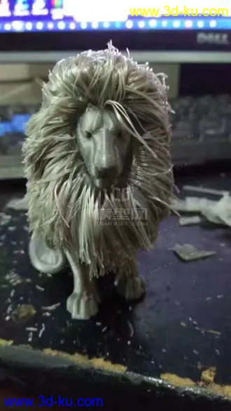 STL格式的3D打印狮子模型下载（附多个玩家晒图）的图片