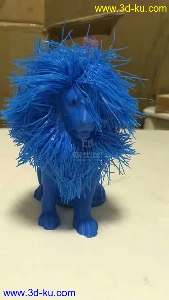 STL格式的3D打印狮子模型下载（附多个玩家晒图）的图片
