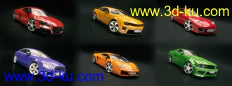 3D打印模型60奇妙的赛车-包括Unity包的图片