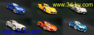 3D打印模型60奇妙的赛车-包括Unity包的图片