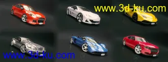 3D打印模型60奇妙的赛车-包括Unity包的图片