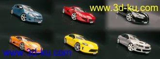 3D打印模型60奇妙的赛车-包括Unity包的图片