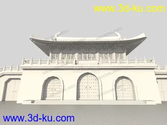 3D打印模型古代建筑之古城门的图片