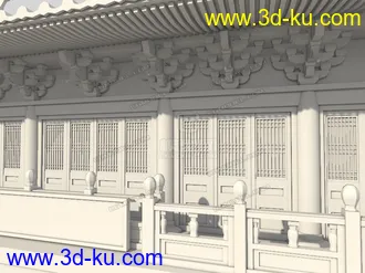 3D打印模型古代建筑之古城门的图片