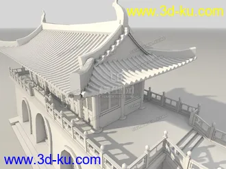 3D打印模型古代建筑之古城门的图片
