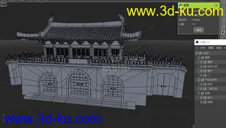 3D打印模型古代建筑之古城门的图片