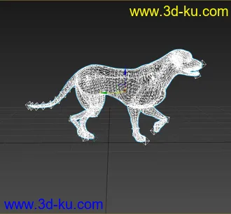 黄狗 狗 狗奔跑 绑定 动画 模型下载 fbx的图片