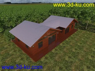 3D打印模型木屋的图片