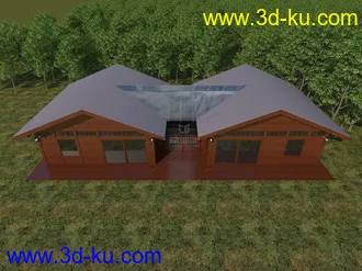 3D打印模型木屋的图片